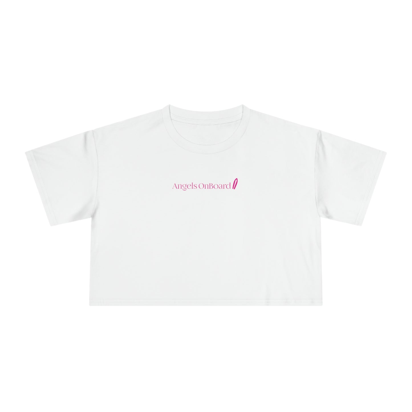 AOB Lipstick Print Crop Tee